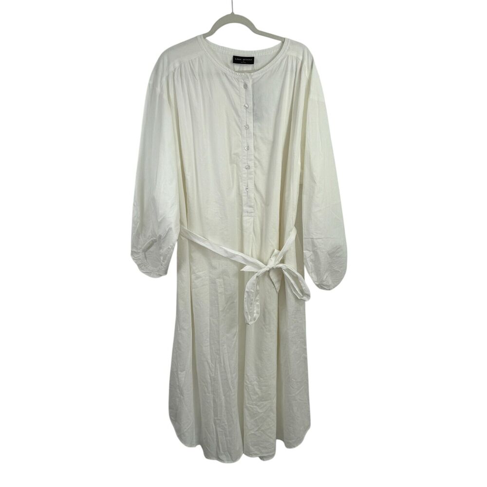 Lane Bryant White Midi Dress